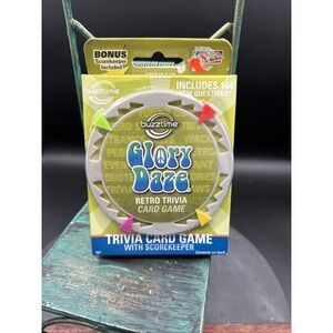 Buzztime Retro Glory Daze Trivia Card Game w/ Scorekeeper Cadaco HTF